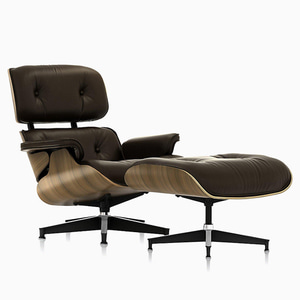 Herman Miller Eames Lounge Chair&amp;Ottoman (Black / Walnut)