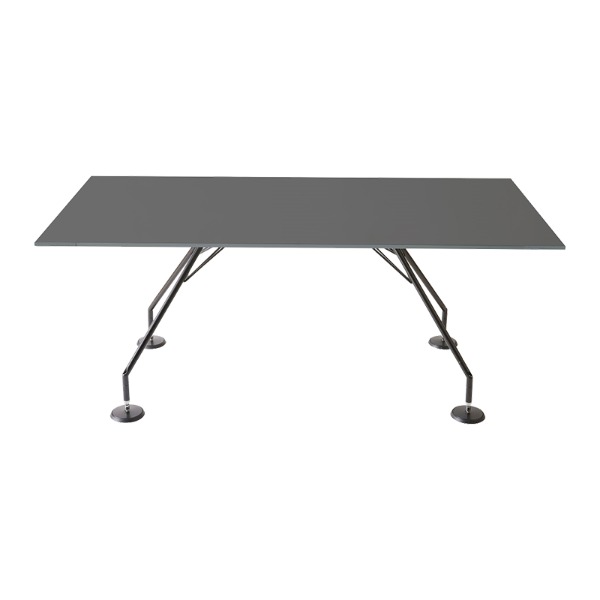 TECNO Nomos Table 160cm - Black / Dark Grey Base (6개월 소요)