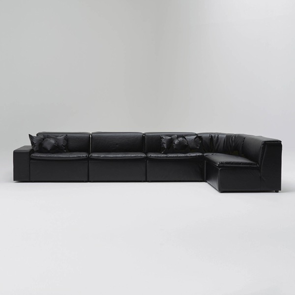 BFD Arc Module Sofa (Black / White)