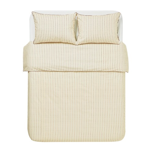 say touche Pin-Stripe Duvet Cover (Ivory)