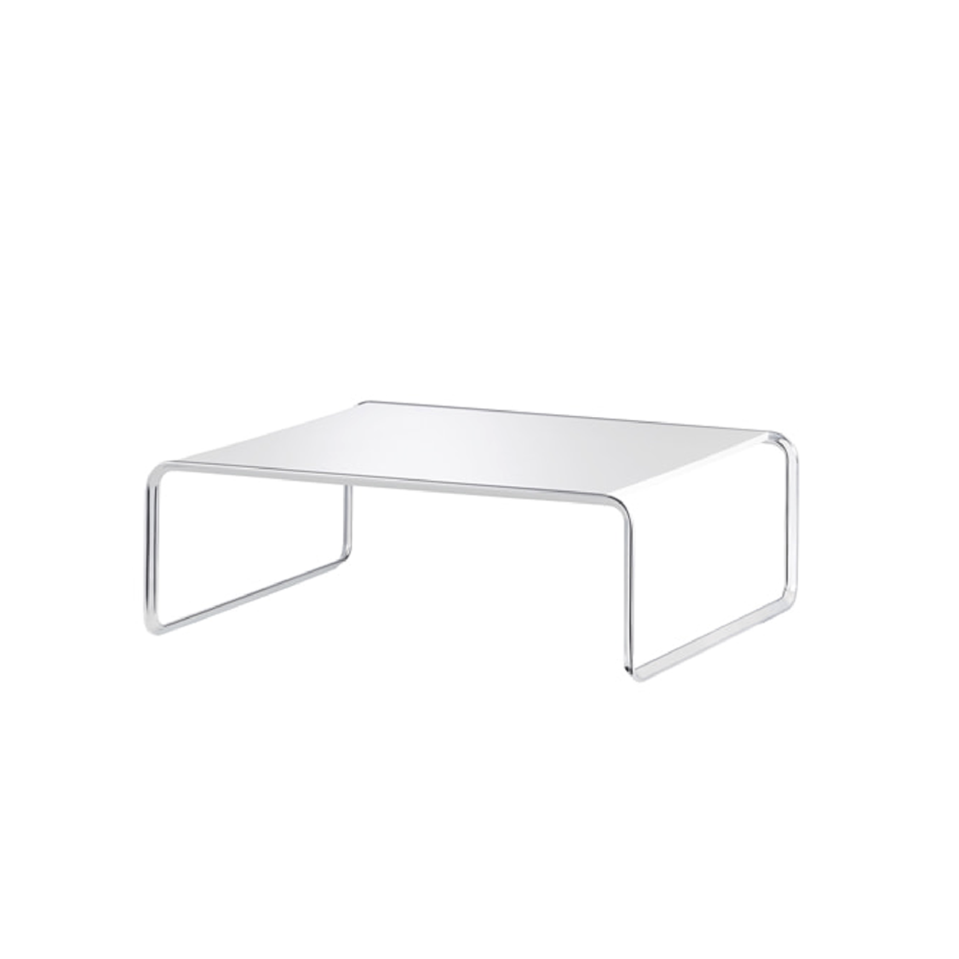 TECTA K1B Oblique Couch Table - Pure White 86Cm