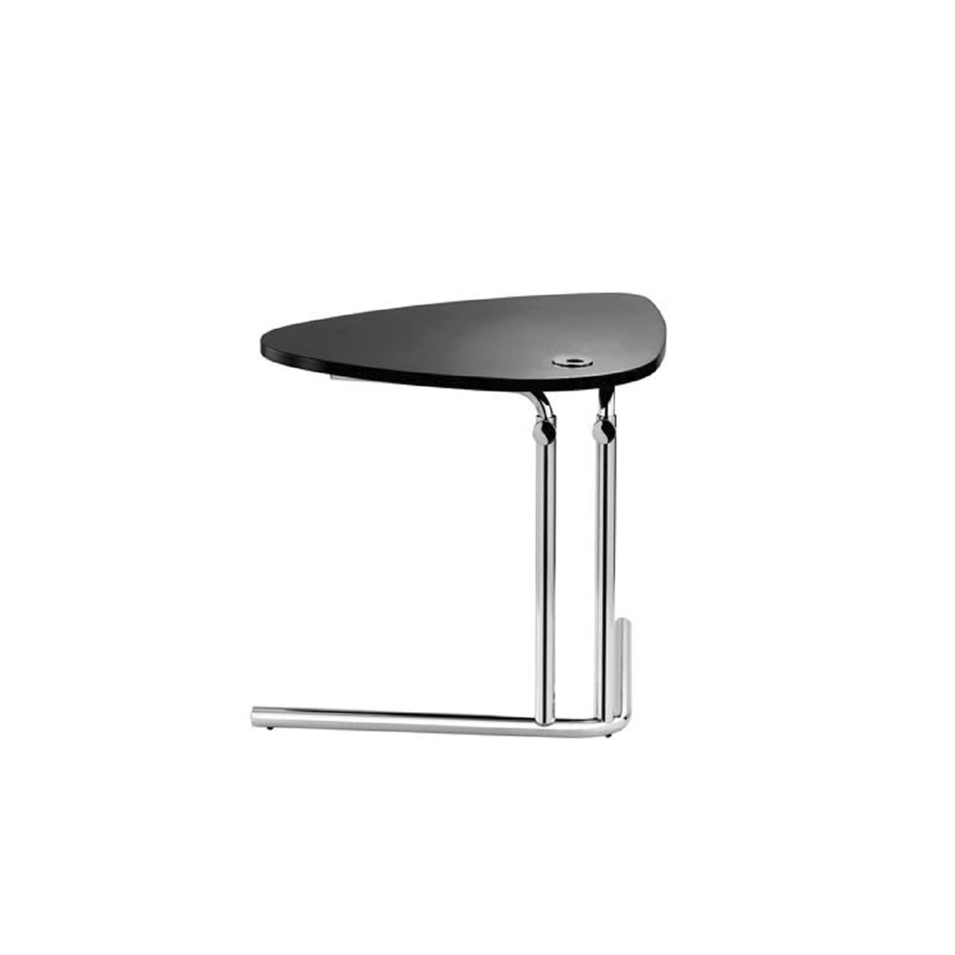 TECTA K22L Mobile Table - Black (Lacquered Wood)