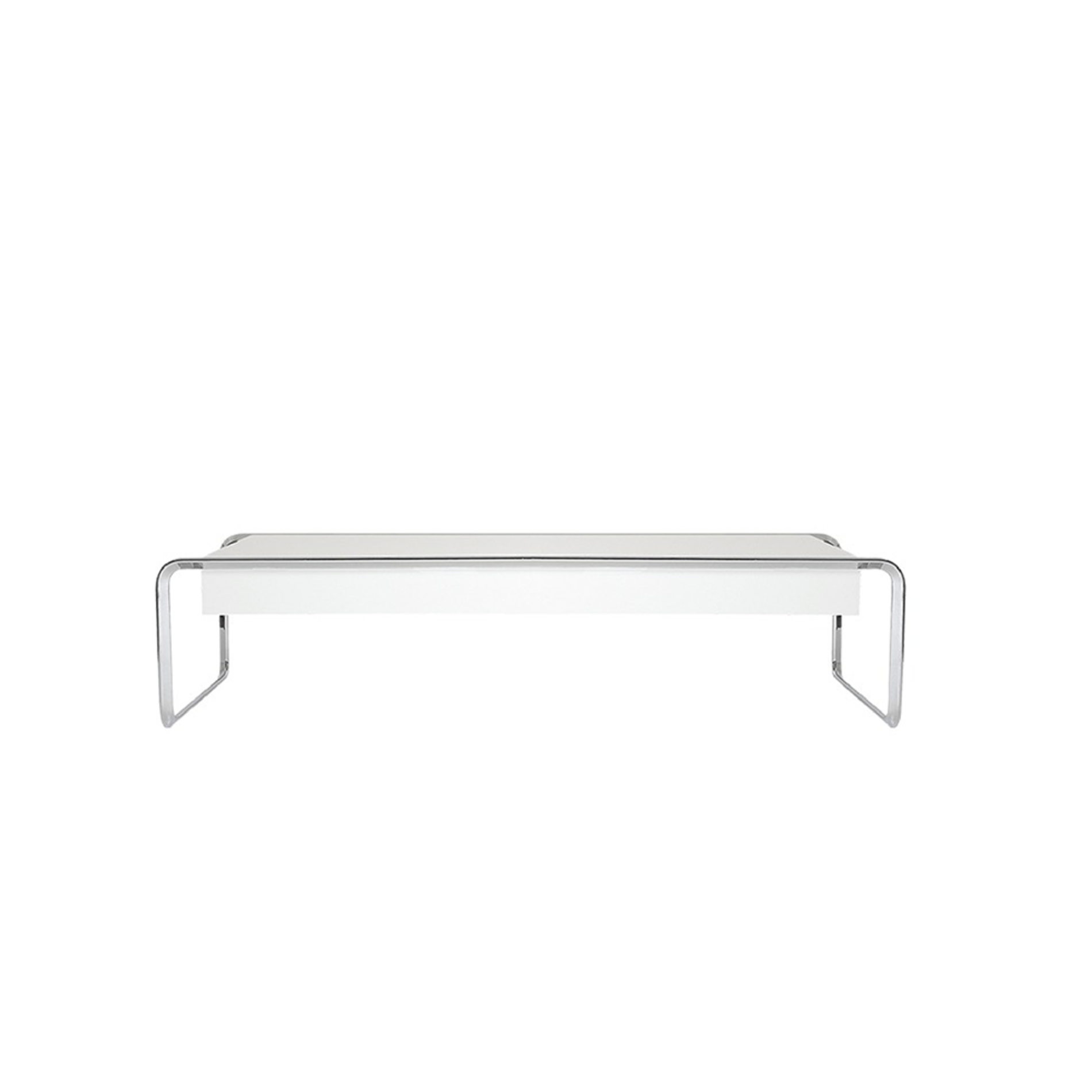 TECTA [Outlet|DP] K1CS Oblique Couch Table - Lacquered White125cm