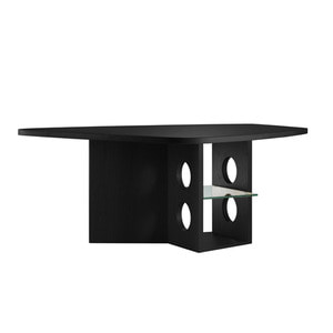 M21-1 DINING, CONFERENCE OR EXECUTIBE DESK - LACQUERED BLACK