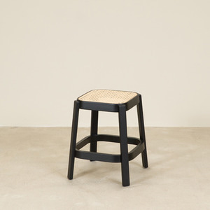 CANE COLLECTION LOW STOOL (O LEG) (6 COLORS)