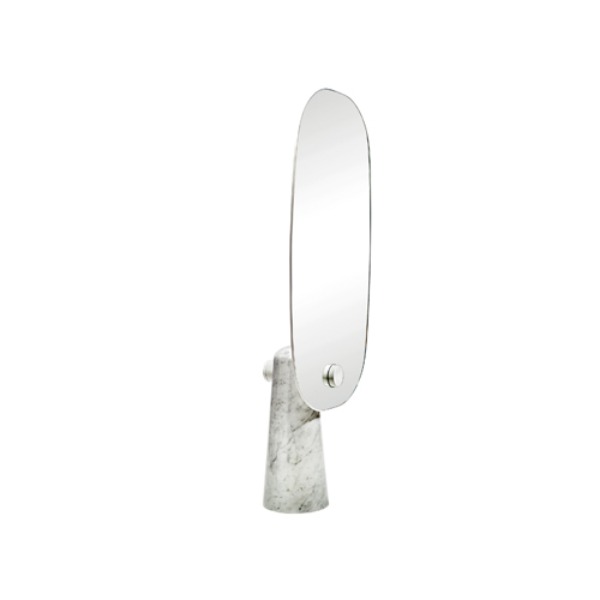 ICONIC STANDING MIRROR - WHITE MARBLE