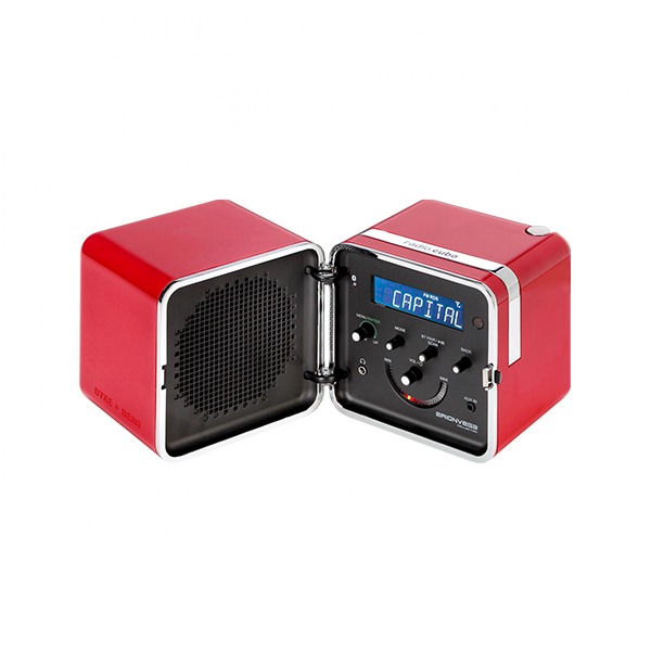 BRIONVEGA [예약판매]Radio Cubo TS522D+S -Red
