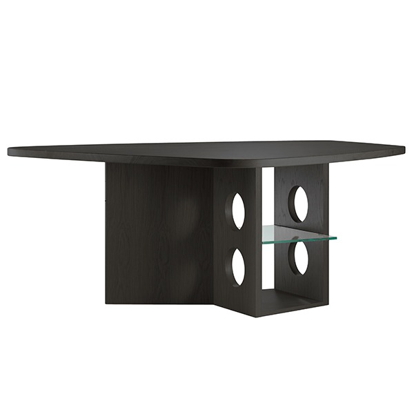 M21 DINING, CONFERENCE OR EXECUTIBE DESK - LACQUERED BLACK