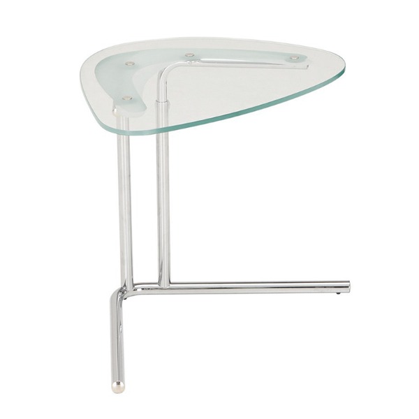 K22G MOBILE TABLE - CRYSTAL GLASS