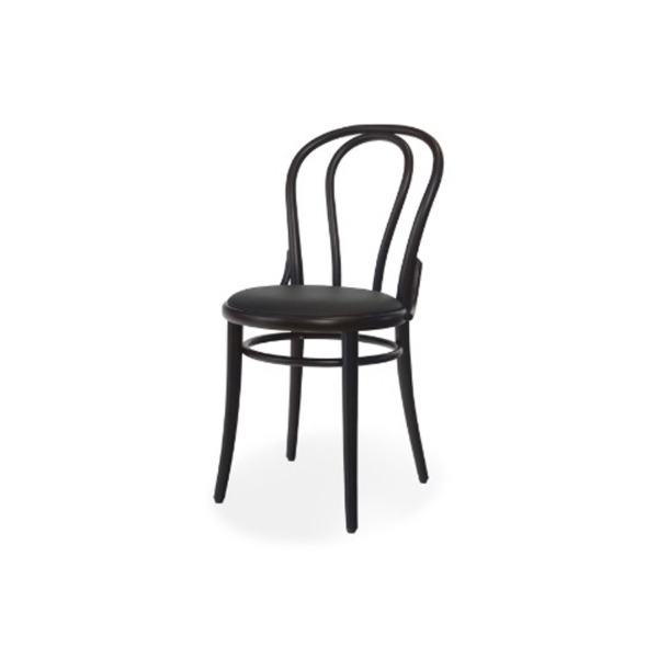 TON Chair 18 - Dark Wenge/Grain Negro 90