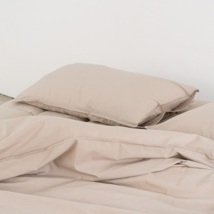 BFD Plain Cotton Pillow Cover - Sand