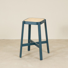 CANE COLLECTION HIGH STOOL (X LEG) (6 COLORS)